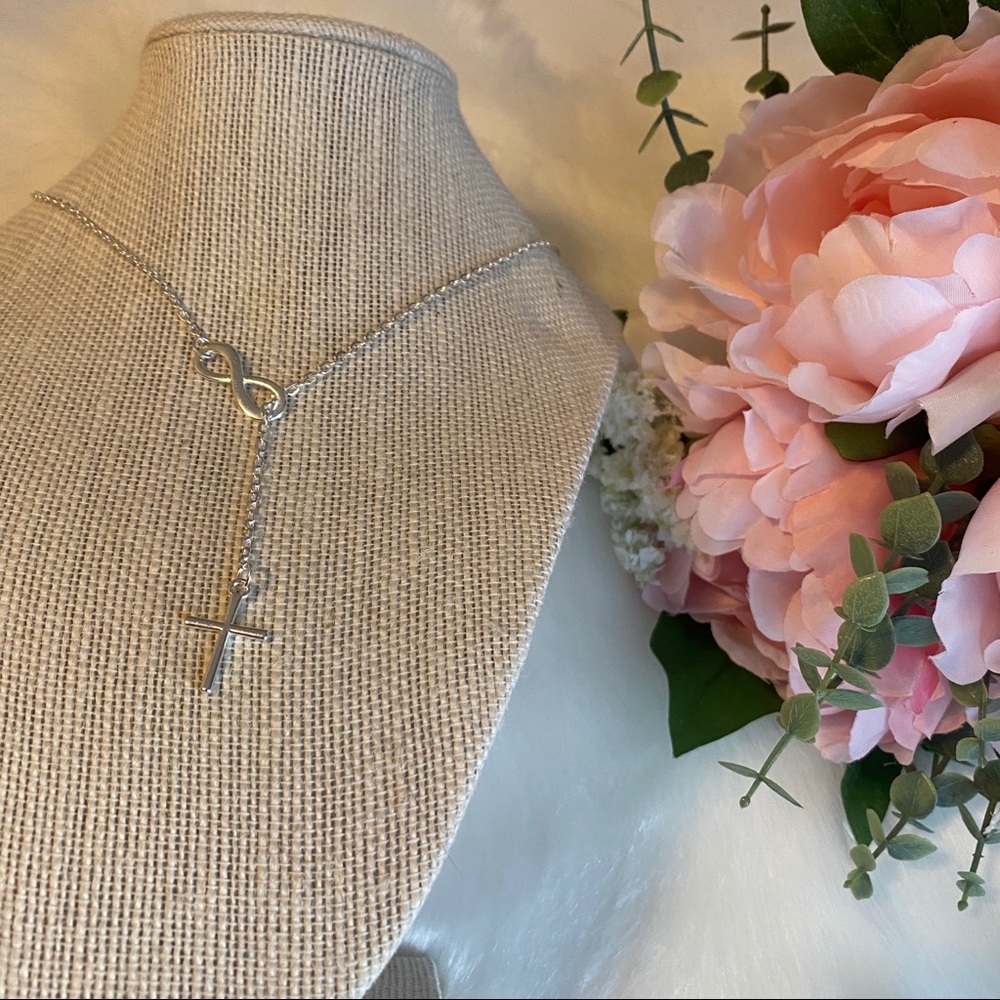Cross Infinity Necklace - Picture 4 of 5